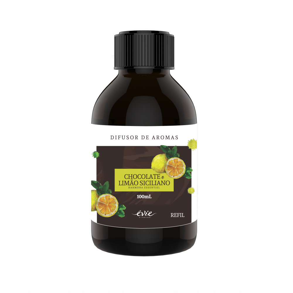 Difusor de Aroma 100ml - Chocolate e Limão Siciliano