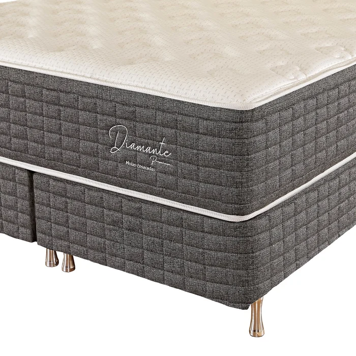 Colchão com box queen - modelo Diamante
