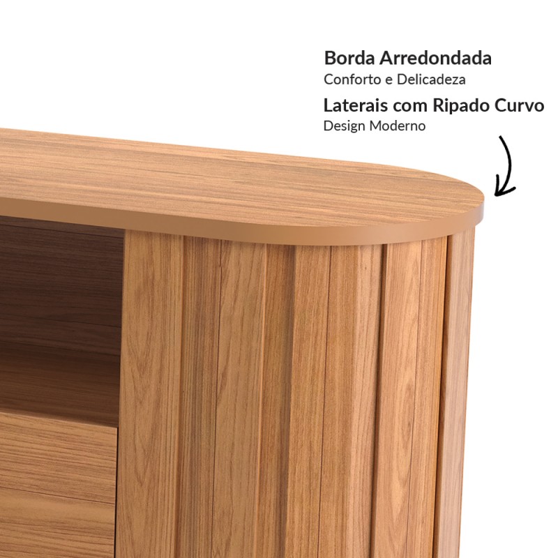 Rack de TV Curve 1,80m 