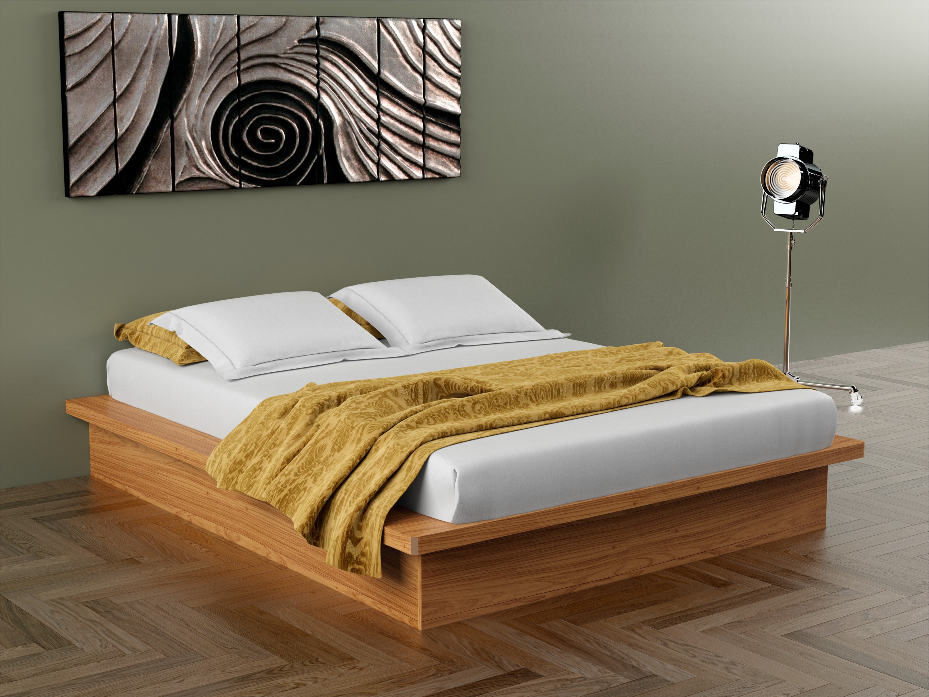 Cama para colchão queen- freijó