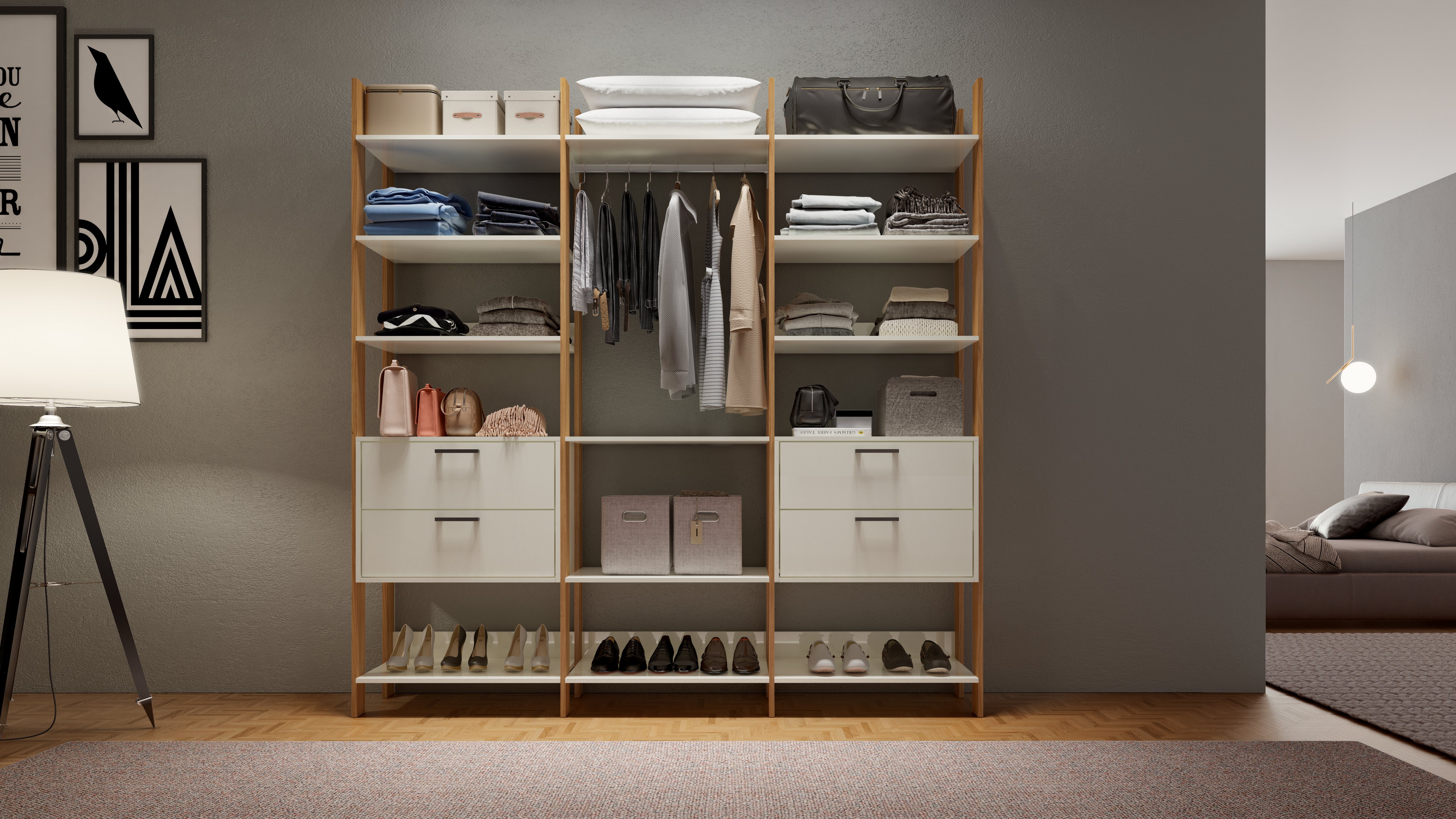 Closet com 3 torres - offwhite
