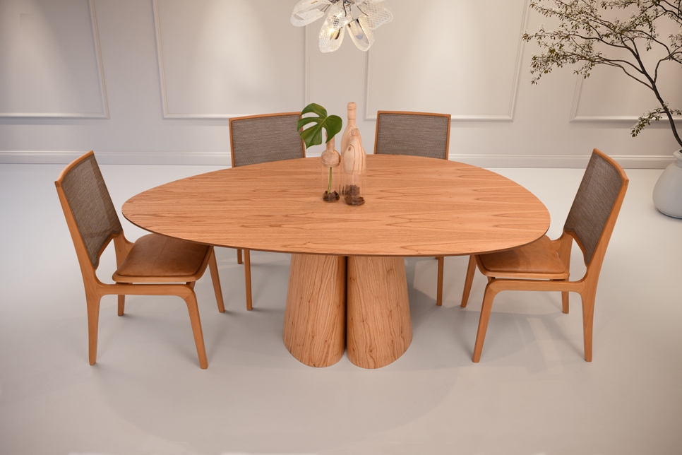 Mesa Imperial 1,80m- Amêndoa