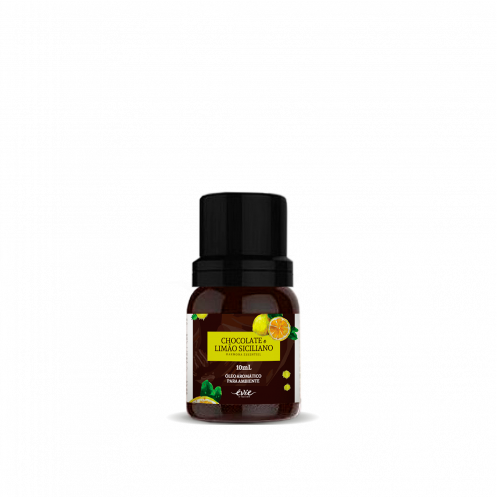 Óleo aromático 10ml - Chocolate com limão siciliano 