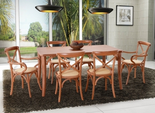 Mesa Dallas 1,6m - Amêndoa