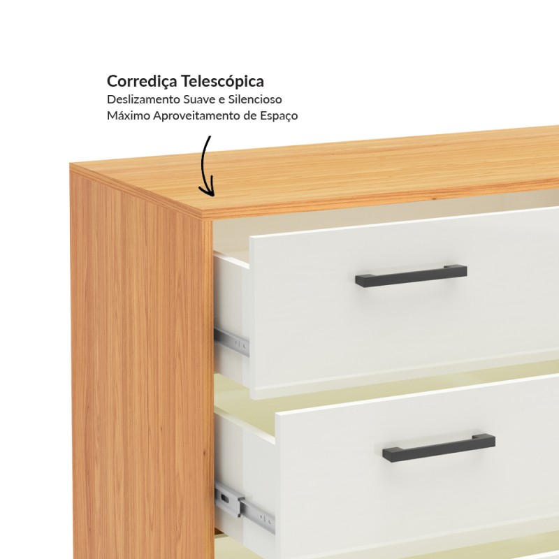 Cômoda Basic 3 gavetas