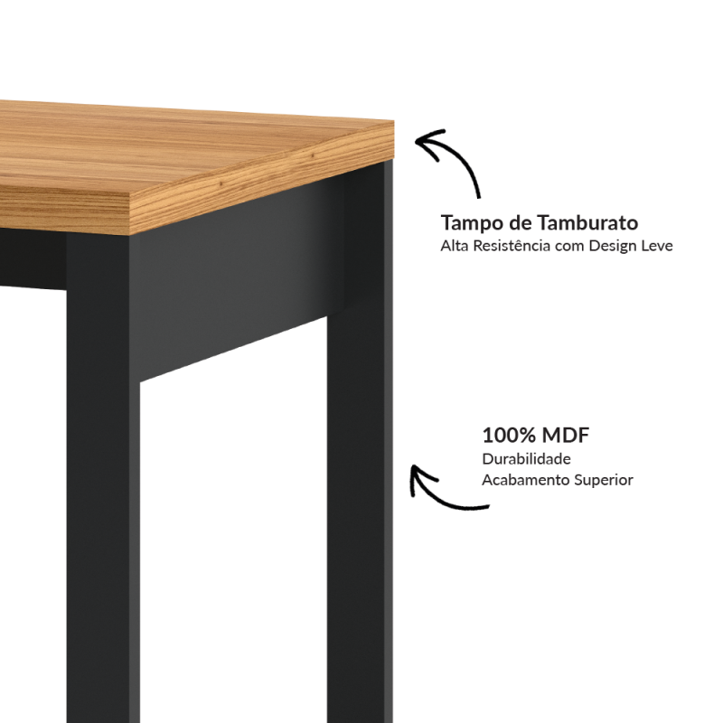 Mesa de escritório industrial