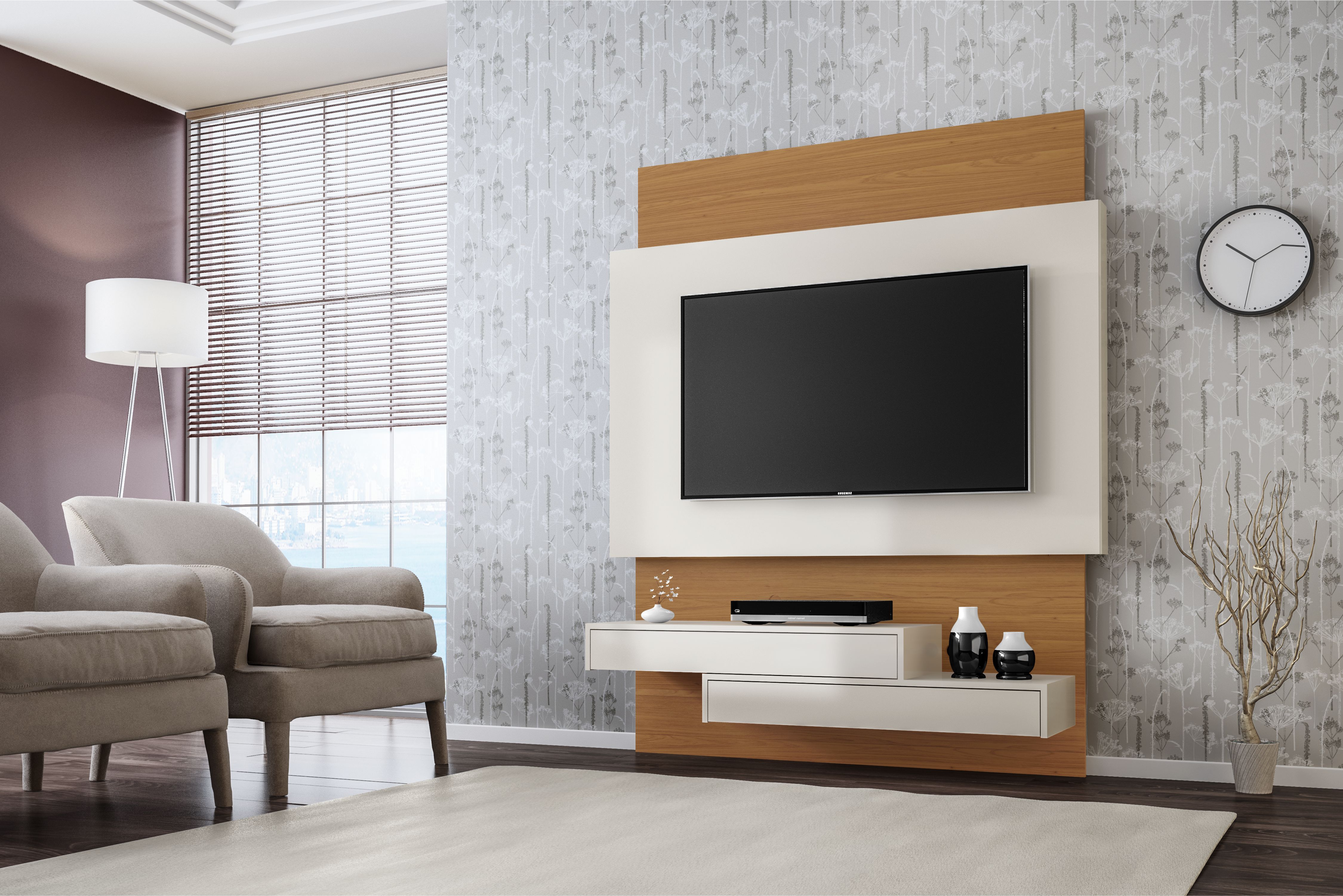 Painel de tv suspenso 1,41m