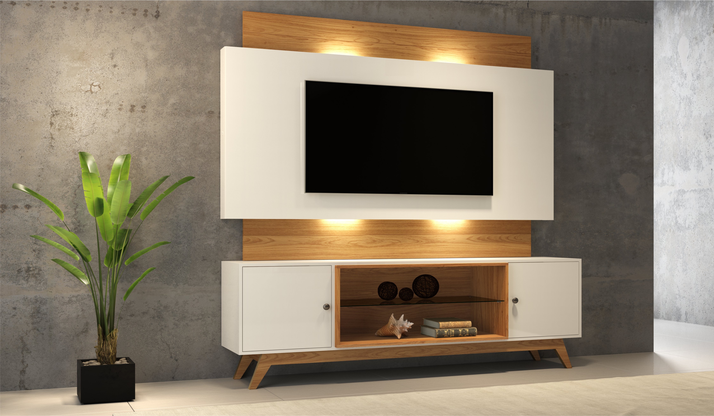 Móvel de TV Munique com LED