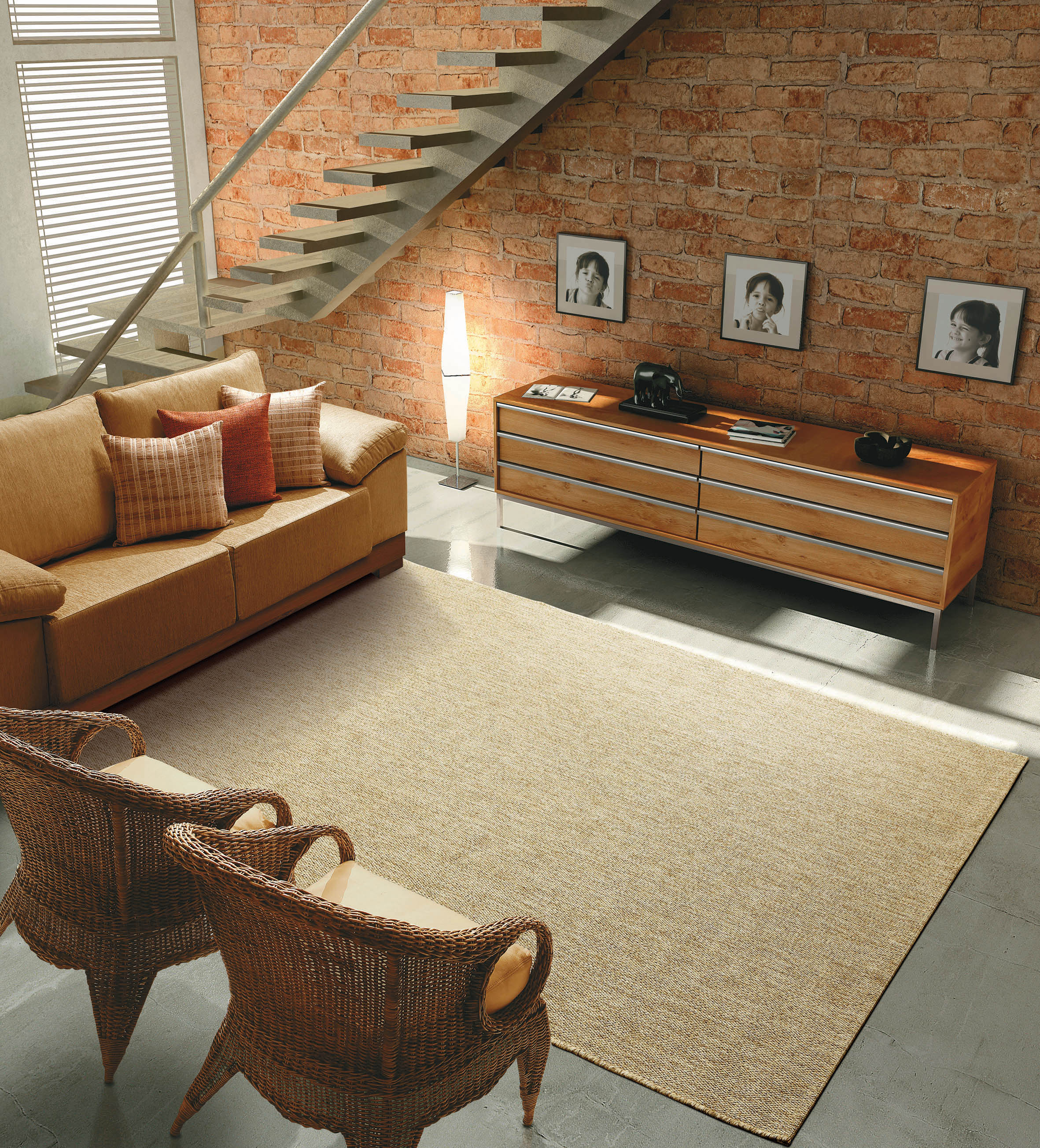 Tapete New Boucle 2,00x2,50 - Palha