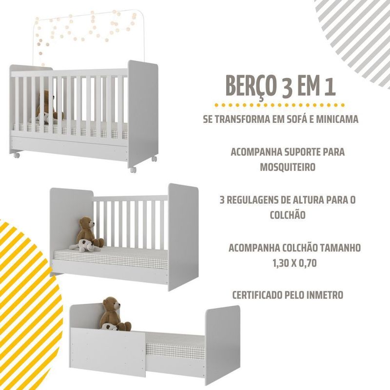Berço Americano 3 em 1