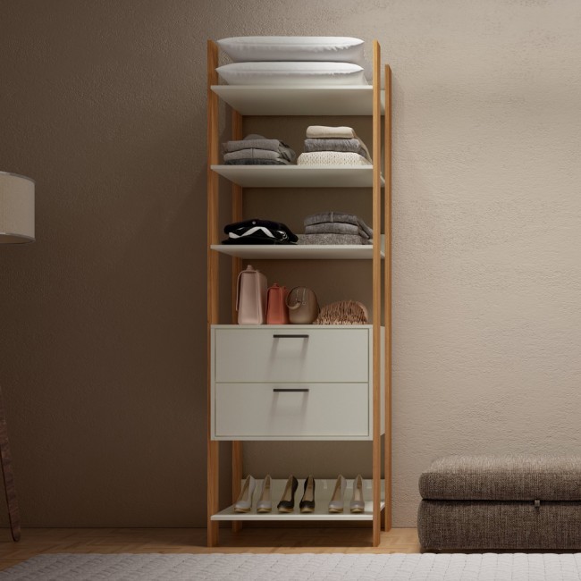 Closet Industrial uma torre - offwhite