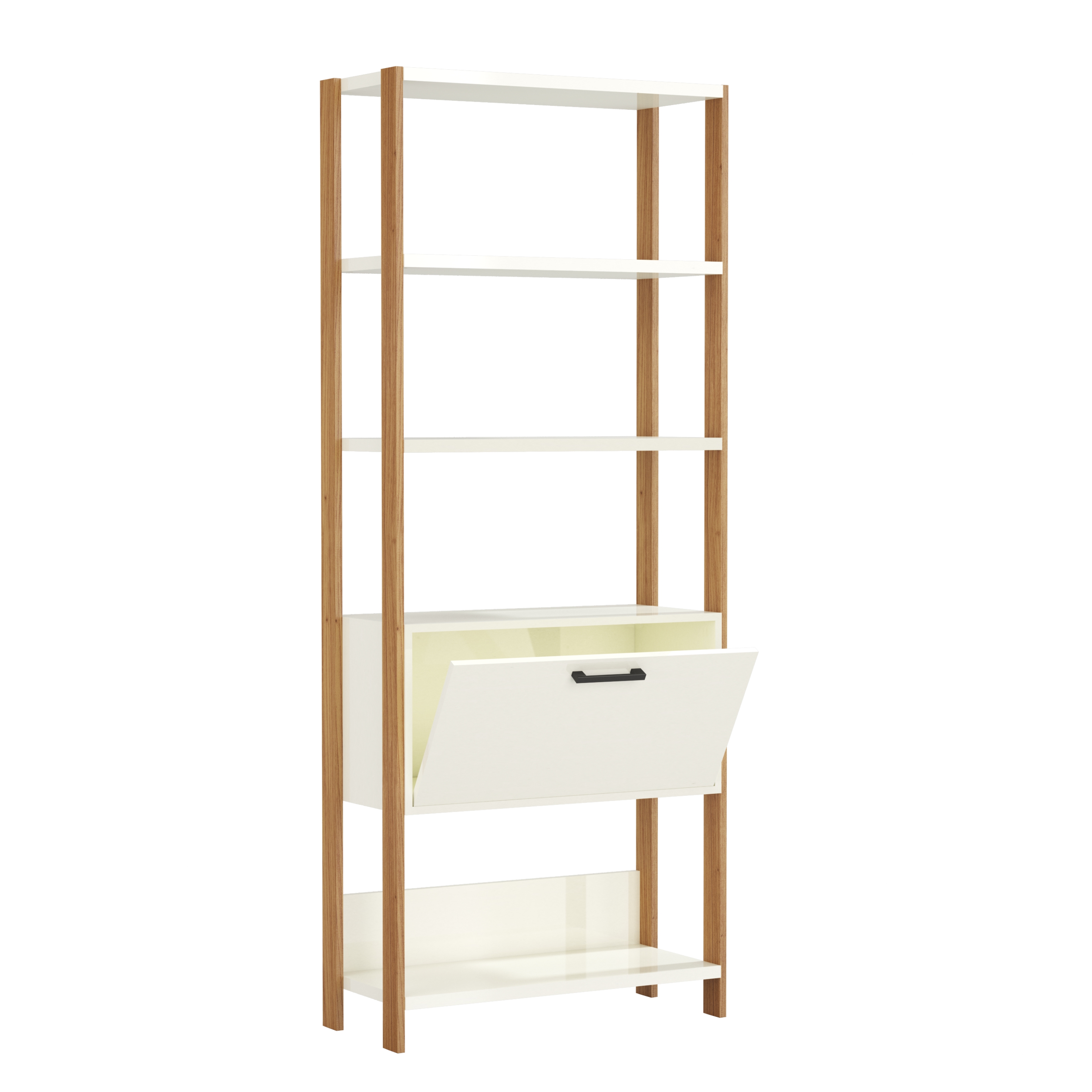 Estante com 1 porta - offwhite