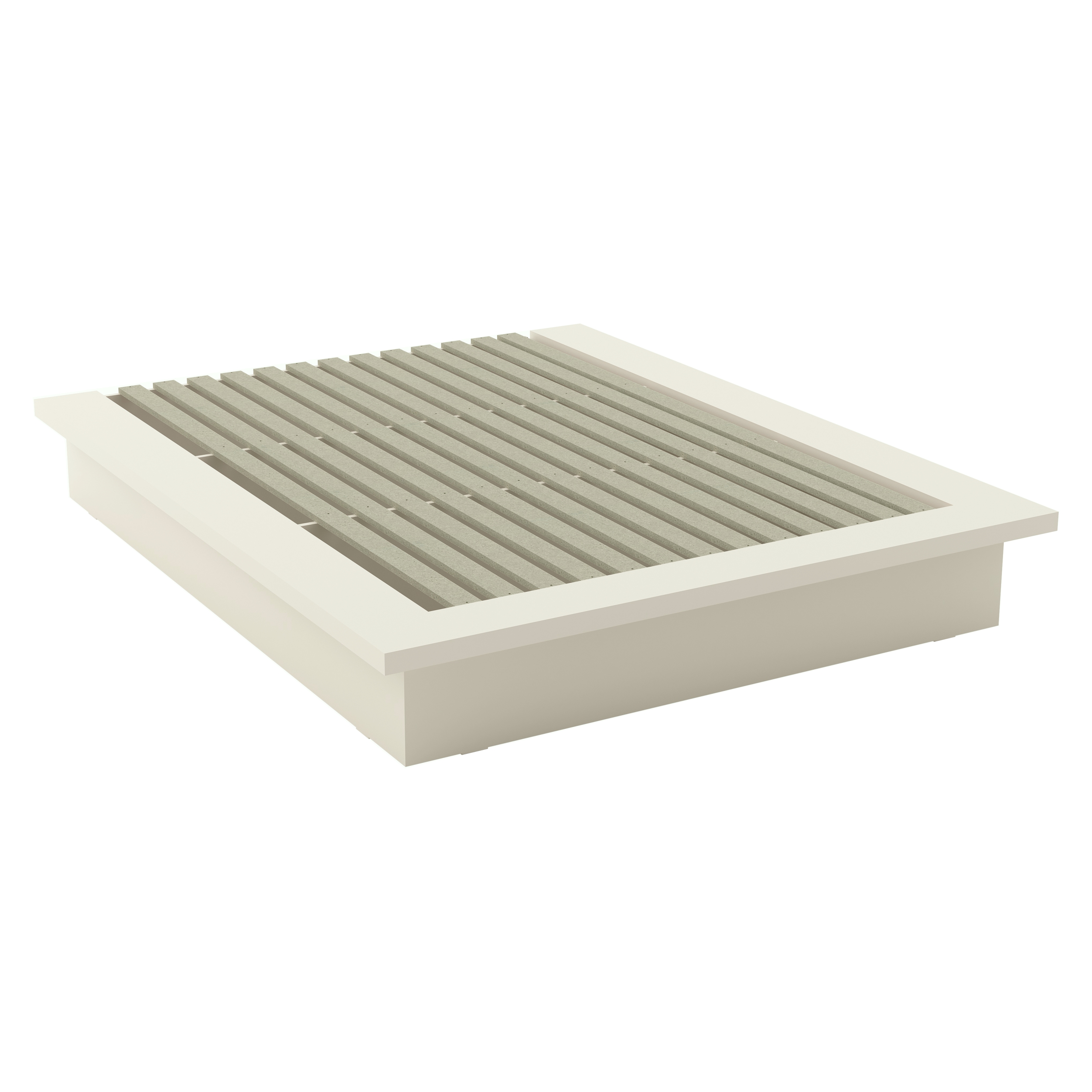 Cama para colchão queen - offwhite