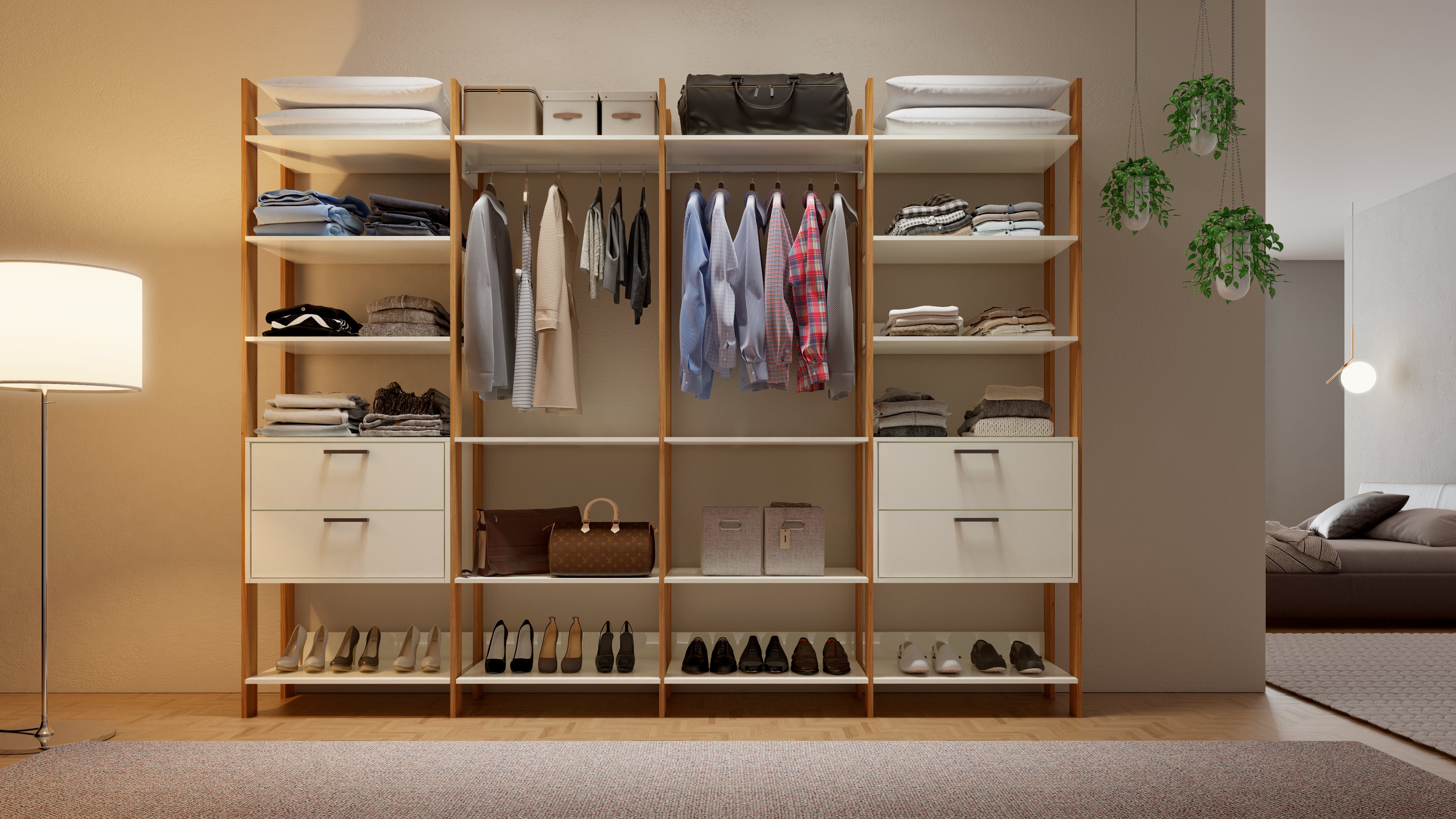 Closet com 4 torres - offwhite