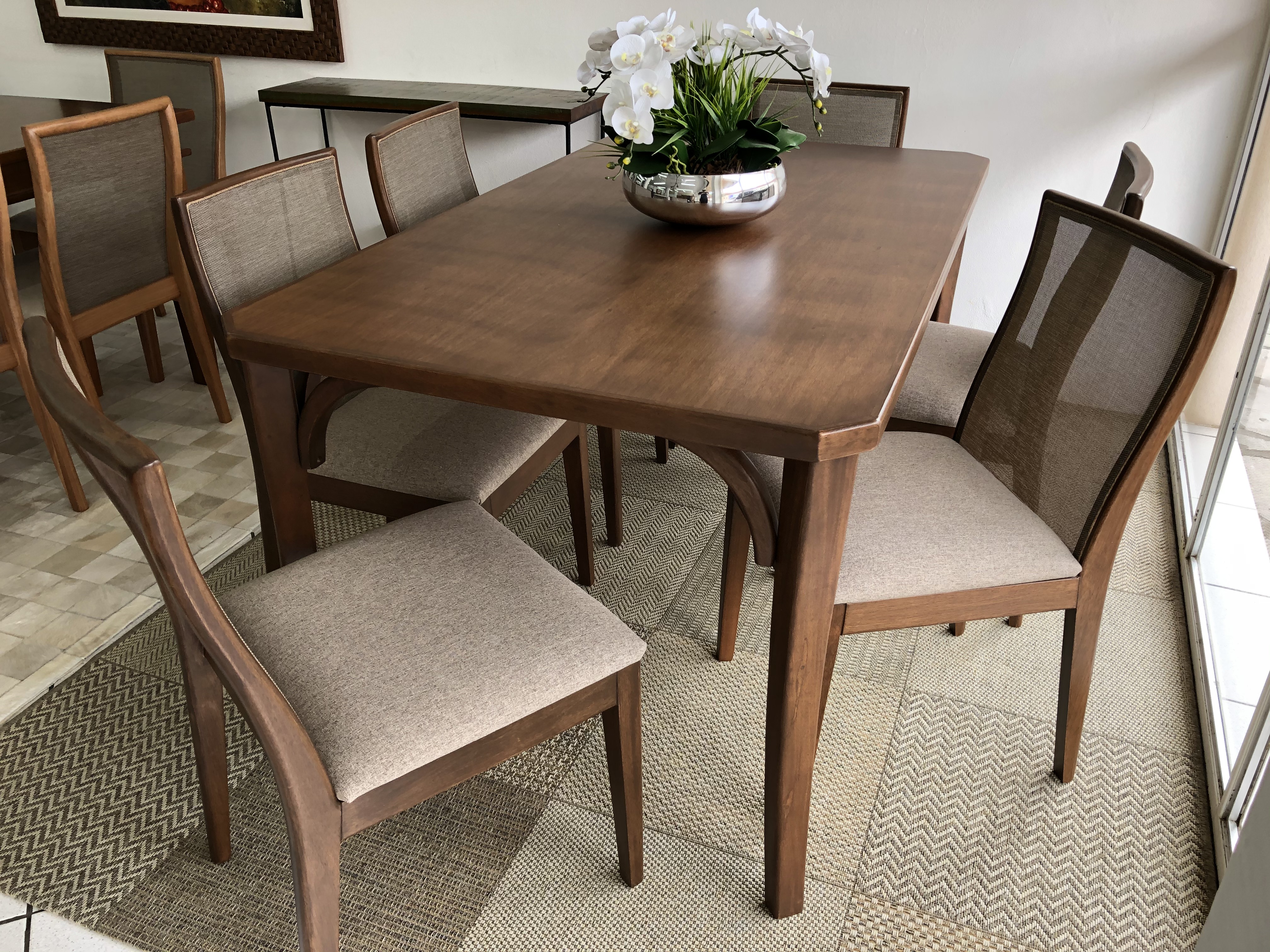 Mesa Dallas 1,6m - Castanho