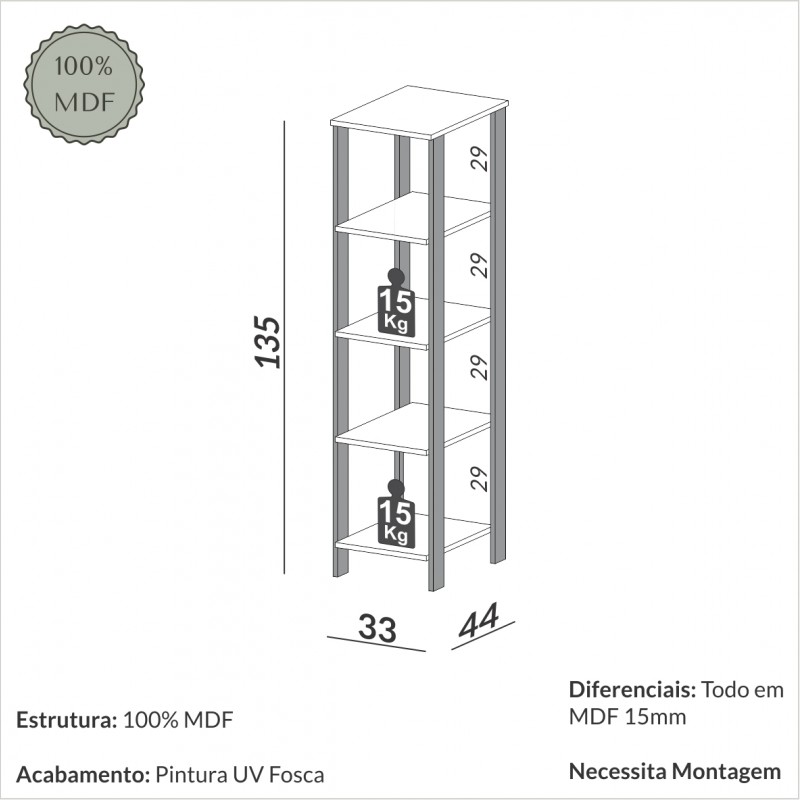 Torre industrial - offwhite