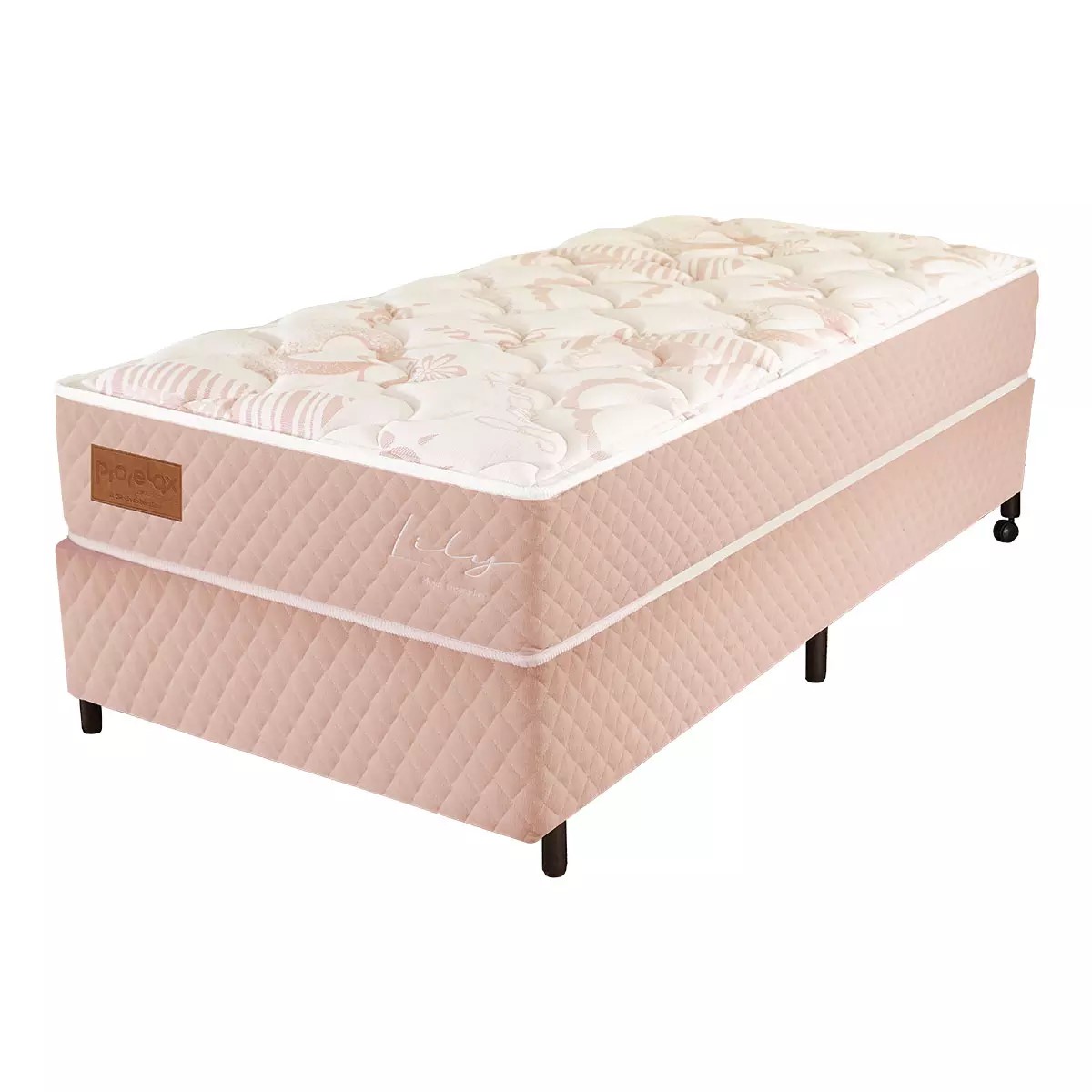 Colchão com box Solteiro Infantil - modelo Lily