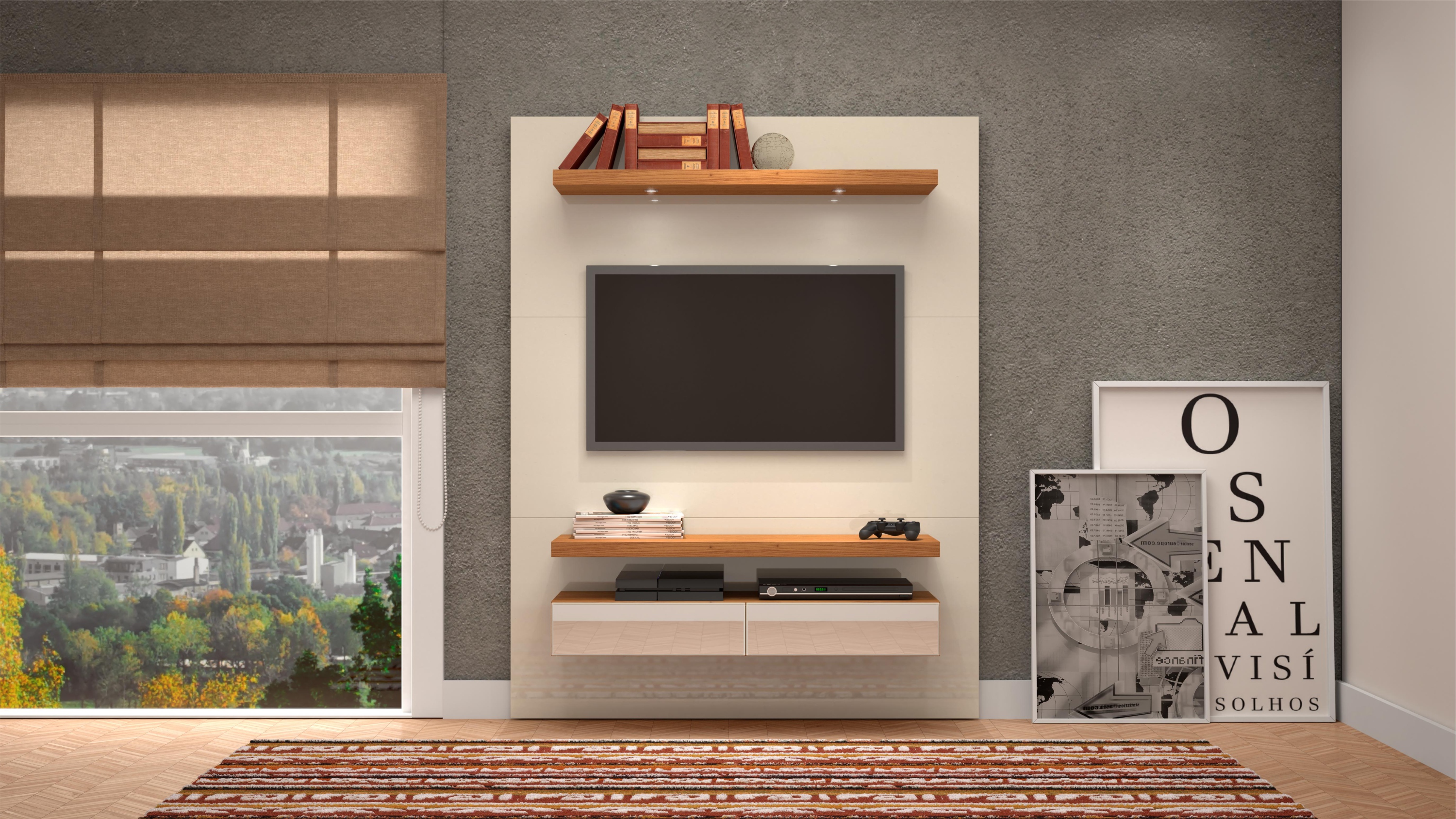 Painel 1,40m com LED