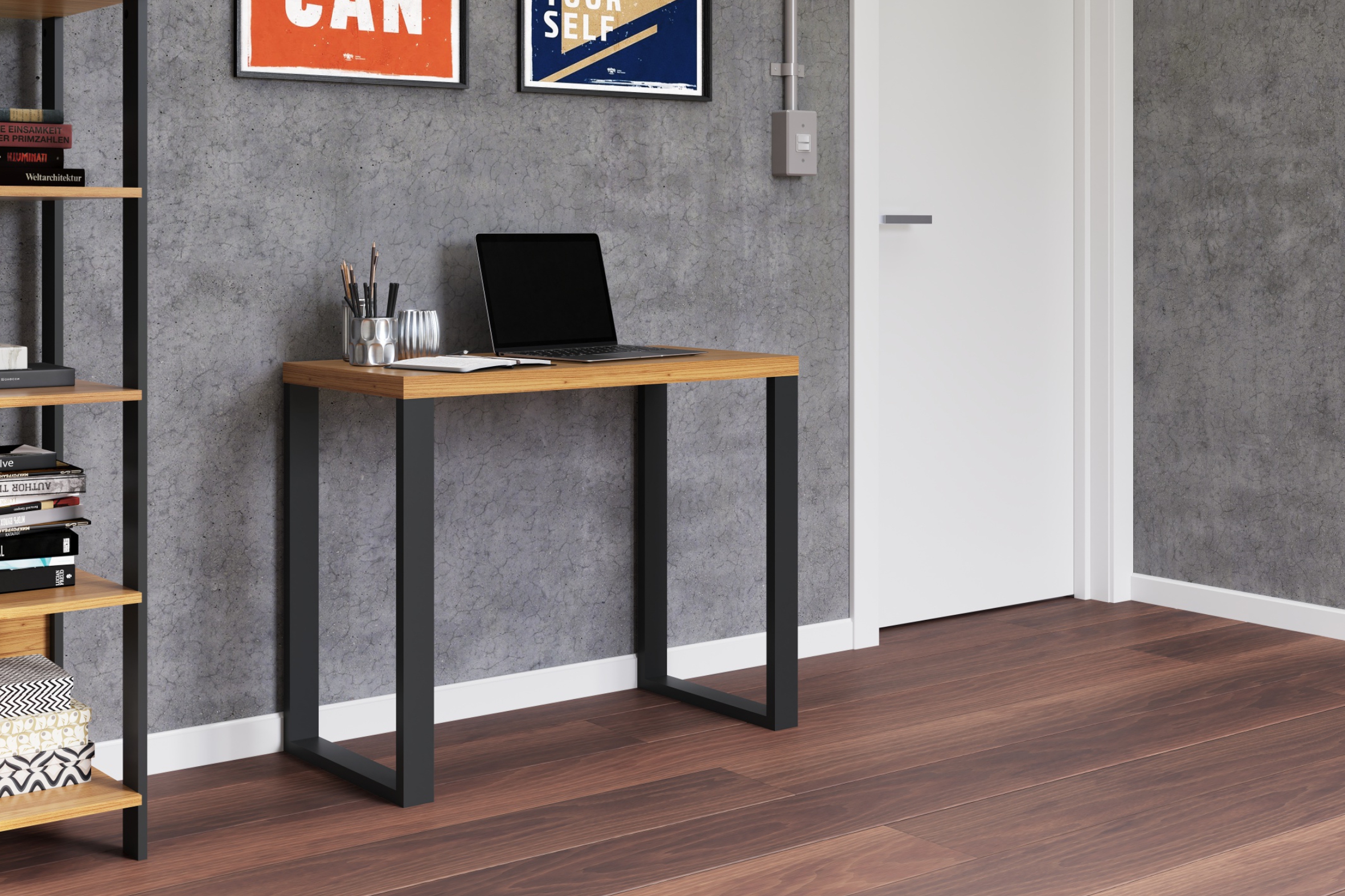 Mesa de estudo industrial